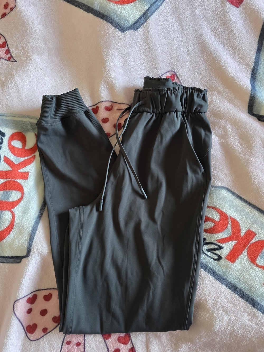 lululemon Grey Drawstring Jogger Pants